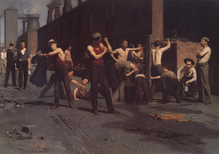 Thomas Anshutz The Ironworkers' Noontime